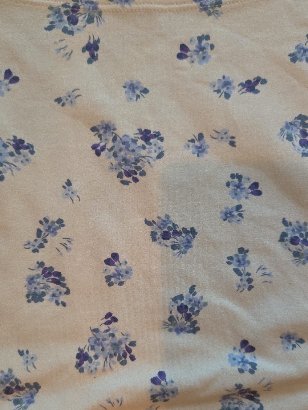 GAP Boatneck Tank Top Light Blue Floral - Picture 5 of 10
